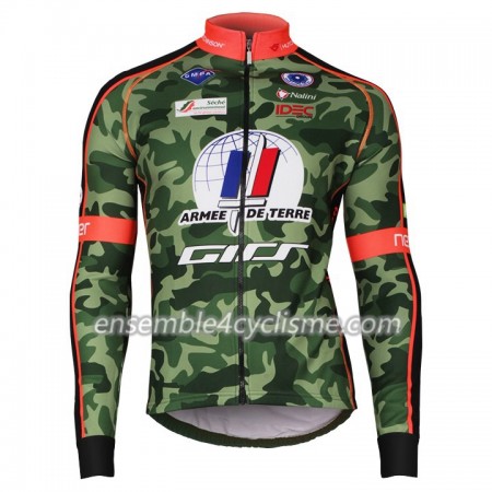 Maillot Cyclisme 2018 Armee De Terre Manches Longues N001